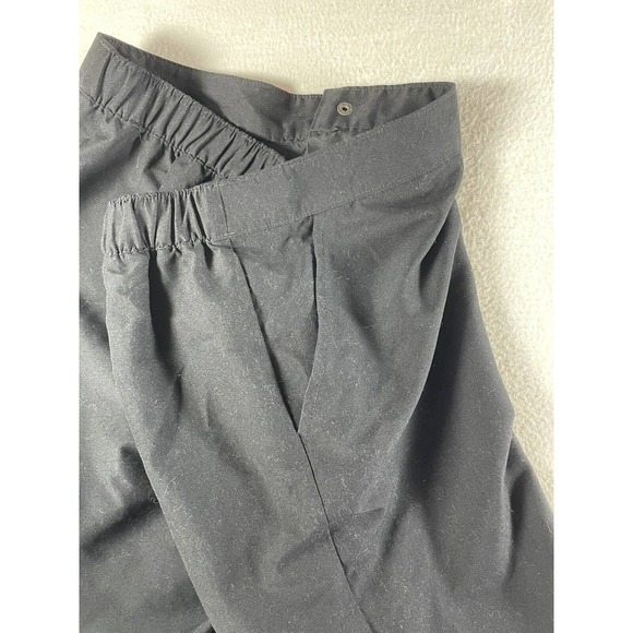 Speedo Men's Shorts Black Size L pockets snap and zipper closure back elastic - Picture 7 of 7